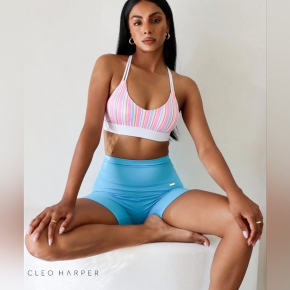 Cleo Harper Riley Bralet Striped Multi-Color Size S - Picture 1 of 10